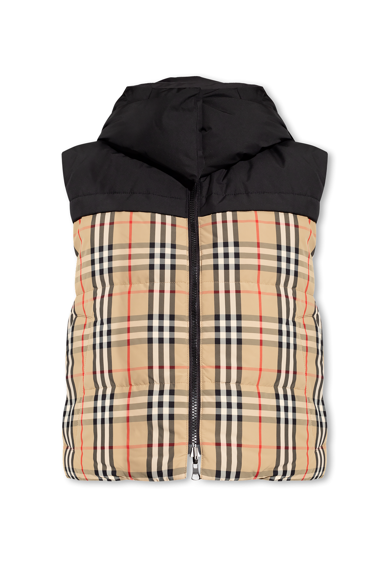 Womens burberry cheap puffer vest